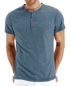 NITAGUT Mens Casual Henley T-Shirts - Lowcountry High Style